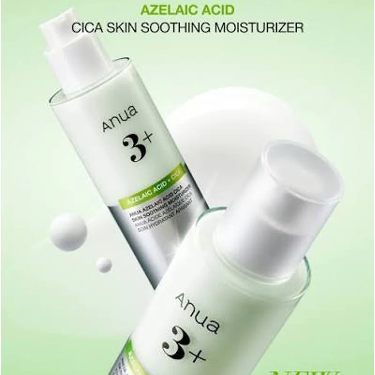 ANUA Azelaic Acid Cica Skin Soothing Moisturizer product summary panel
