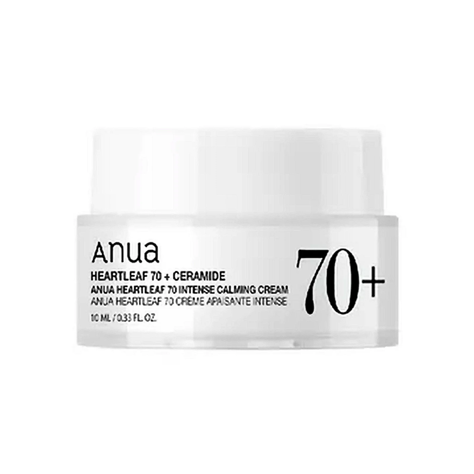 ANUA Heartleaf 70 Intense Calming Cream 10ml primary packshot reference