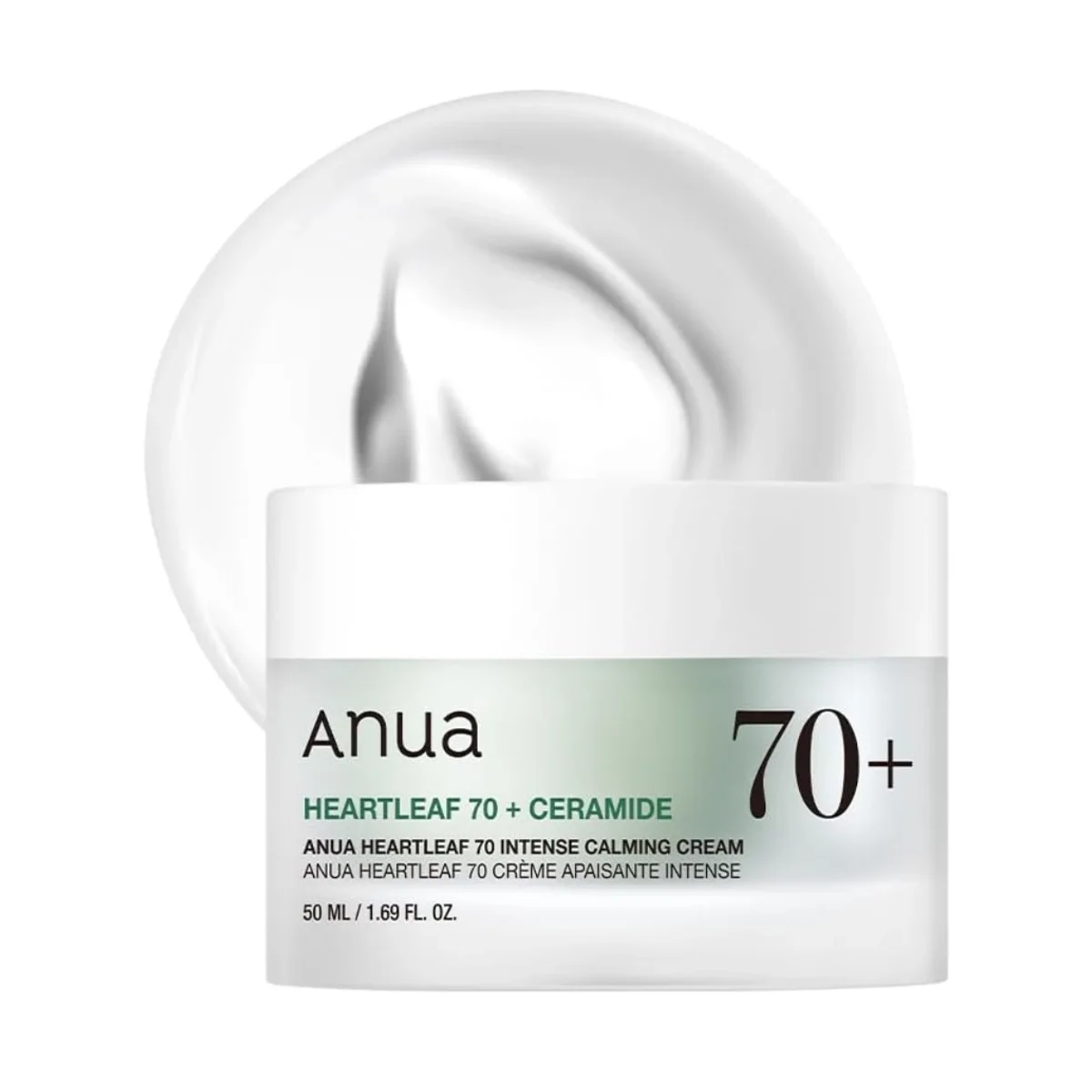 ANUA Heartleaf 70 Intense Calming Cream texture reference
