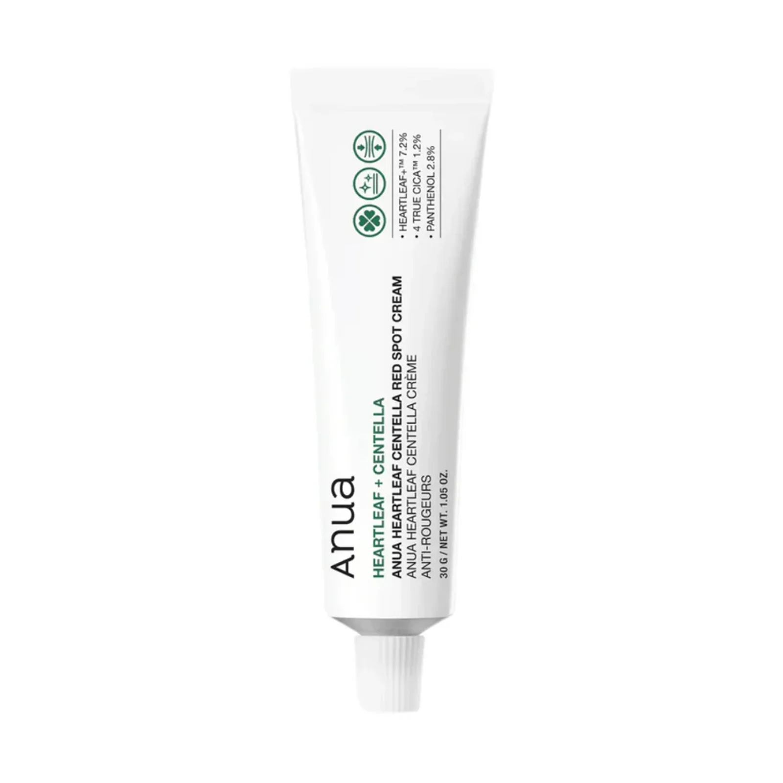 ANUA Heartleaf Centella Red Spot Cream 30g tube packshot