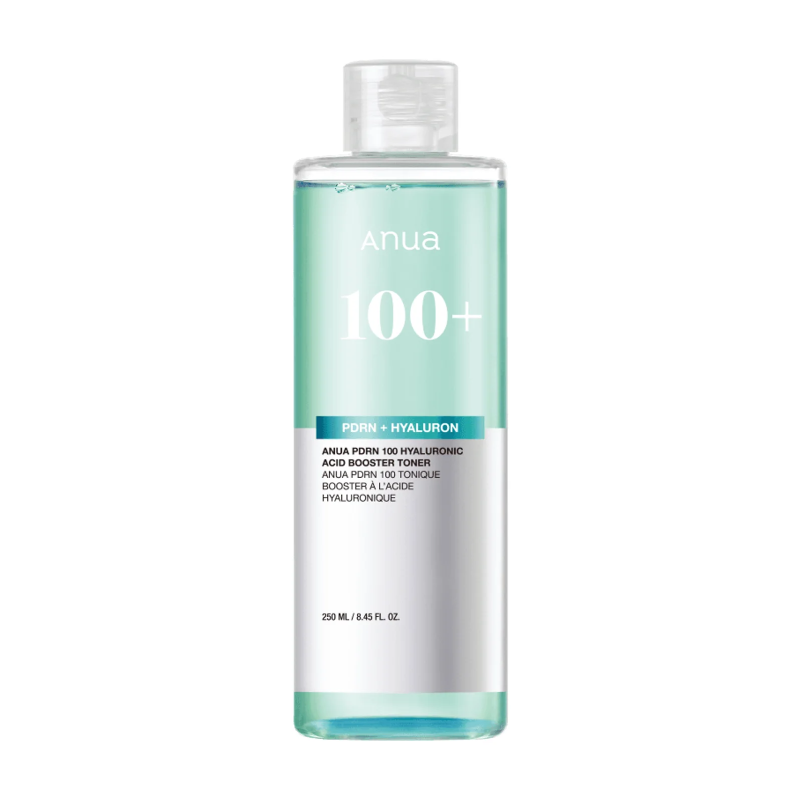 ANUA PDRN 100 Hyaluronic Acid Booster Toner 250ml retail bottle