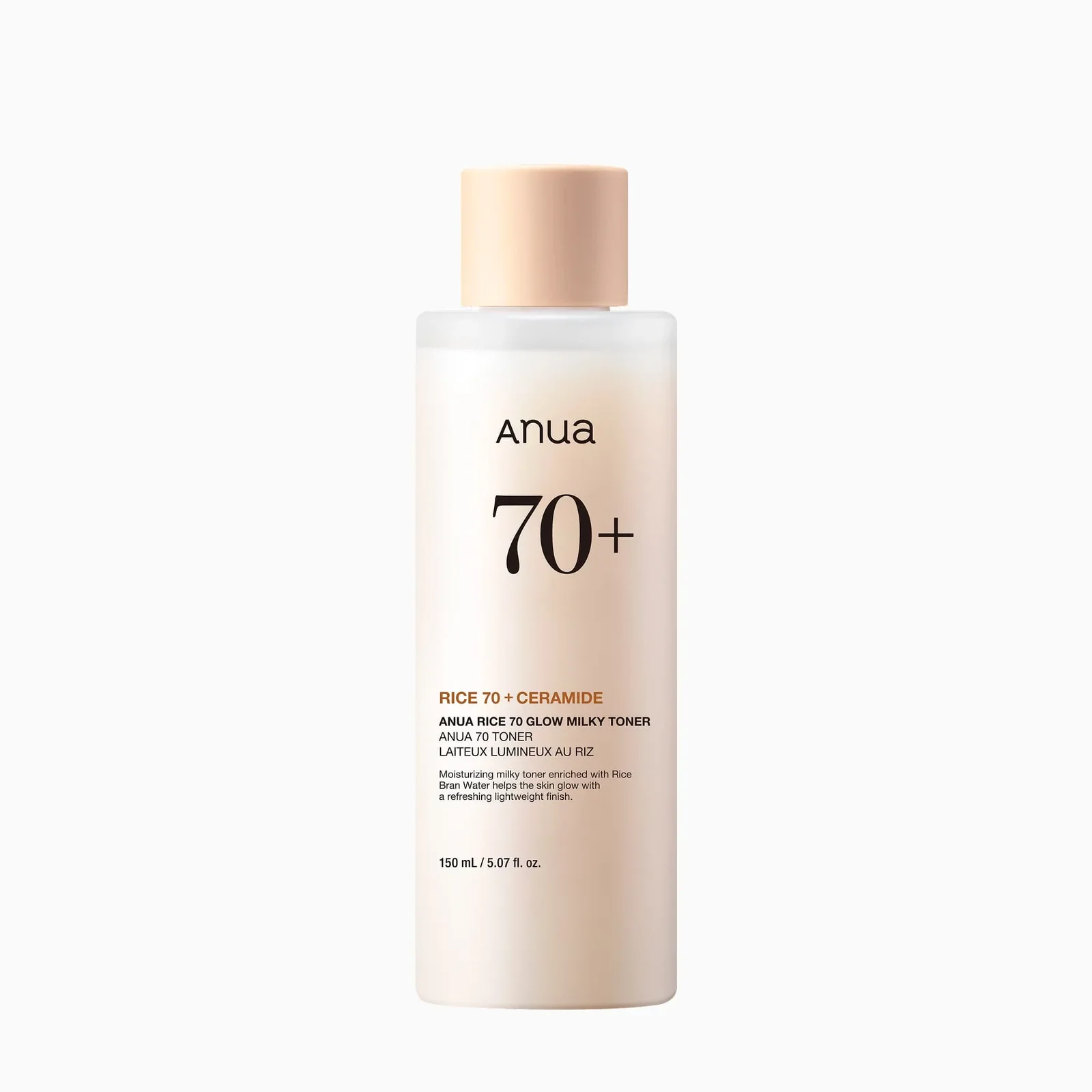 ANUA Rice 70 Glow Milky Toner 150ml packshot