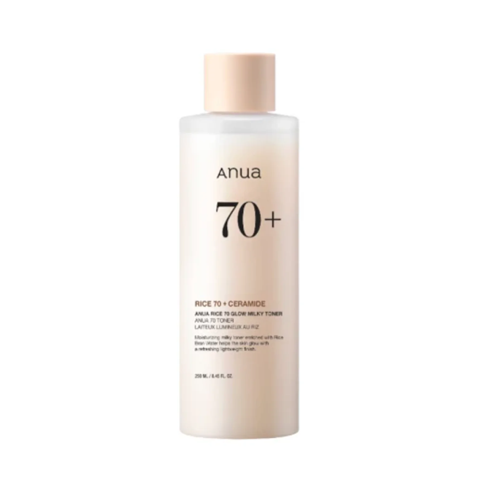 ANUA Rice 70 Glow Milky Toner 250ml packshot