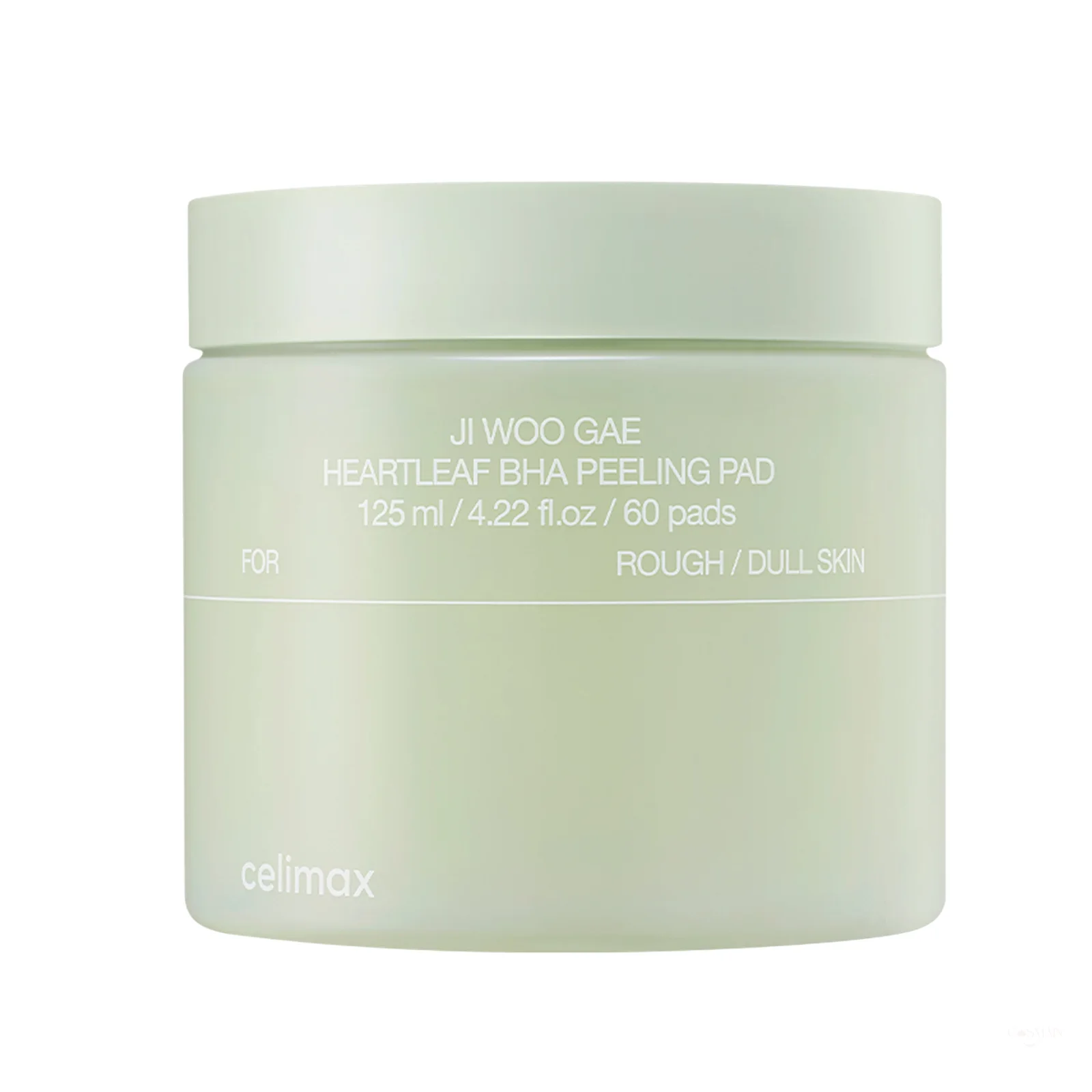 celimax Ji Woo Gae Heartleaf BHA Peeling Pad 60pcs/125ml jar and carton