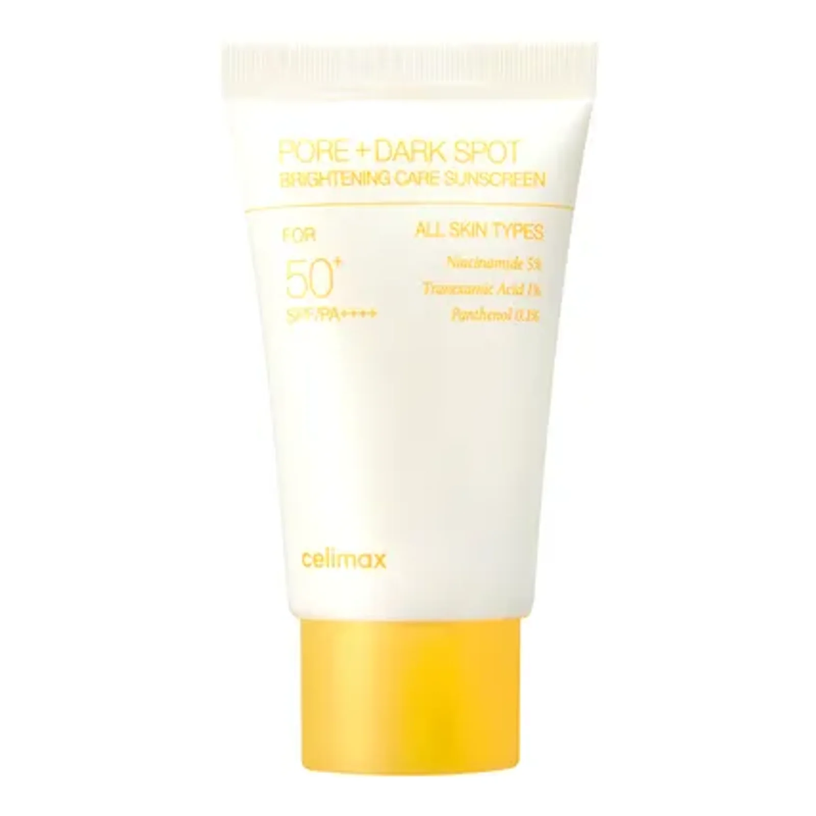 celimax PORE+DARK SPOT BRIGHTENING CARE SUNSCREEN 50ml primary product packshot